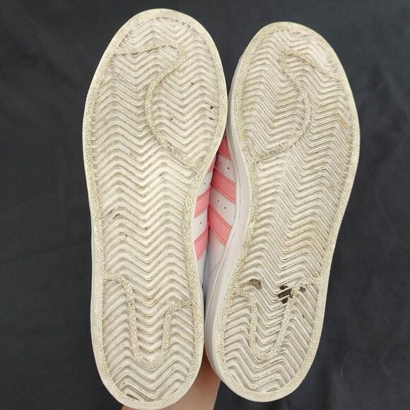 ♡ Adidas ♡ Superstar Sneakers in Pink and White - Picture 6 of 8